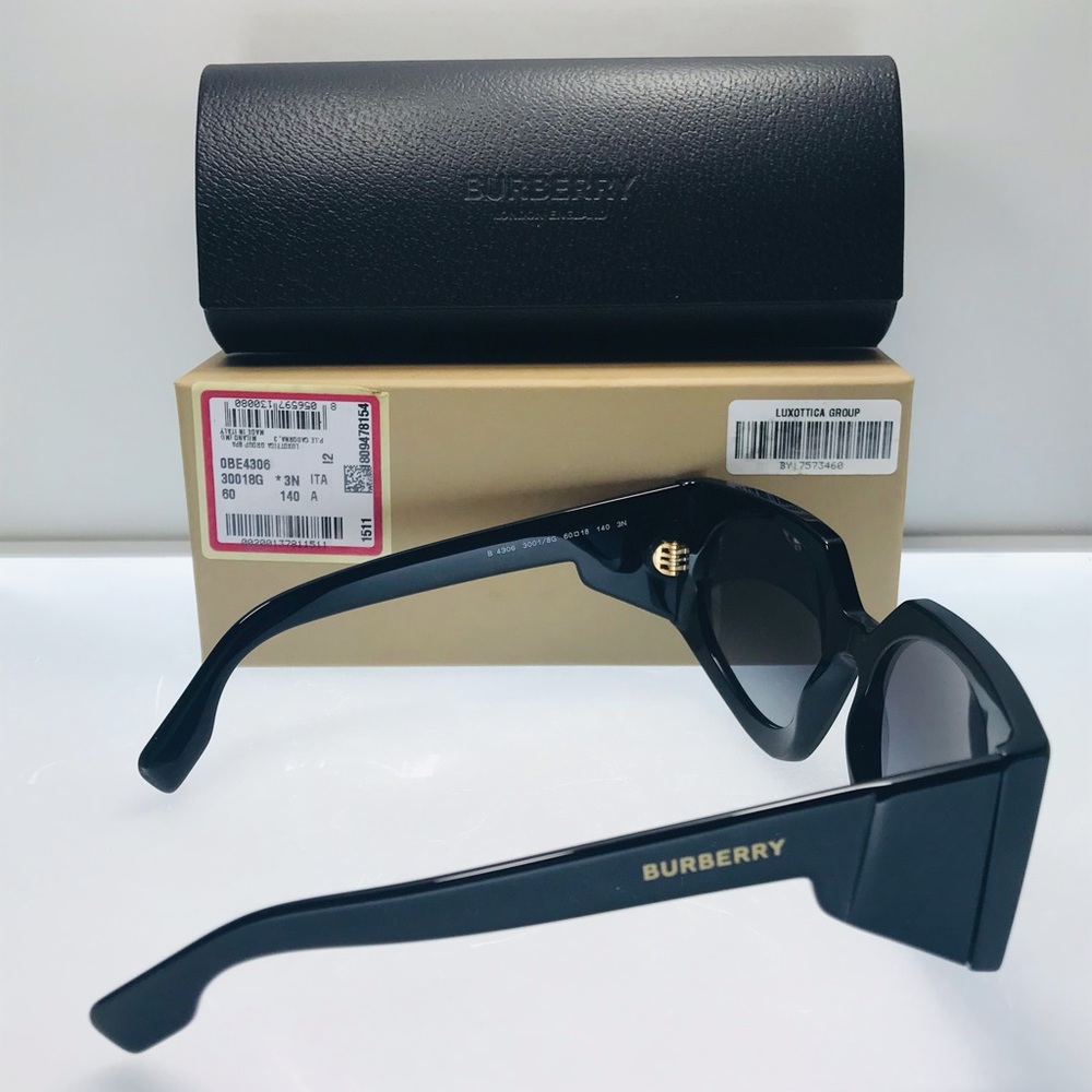 Black Be 4306 30018g Oval Sunglasses - Picture 7 of 10